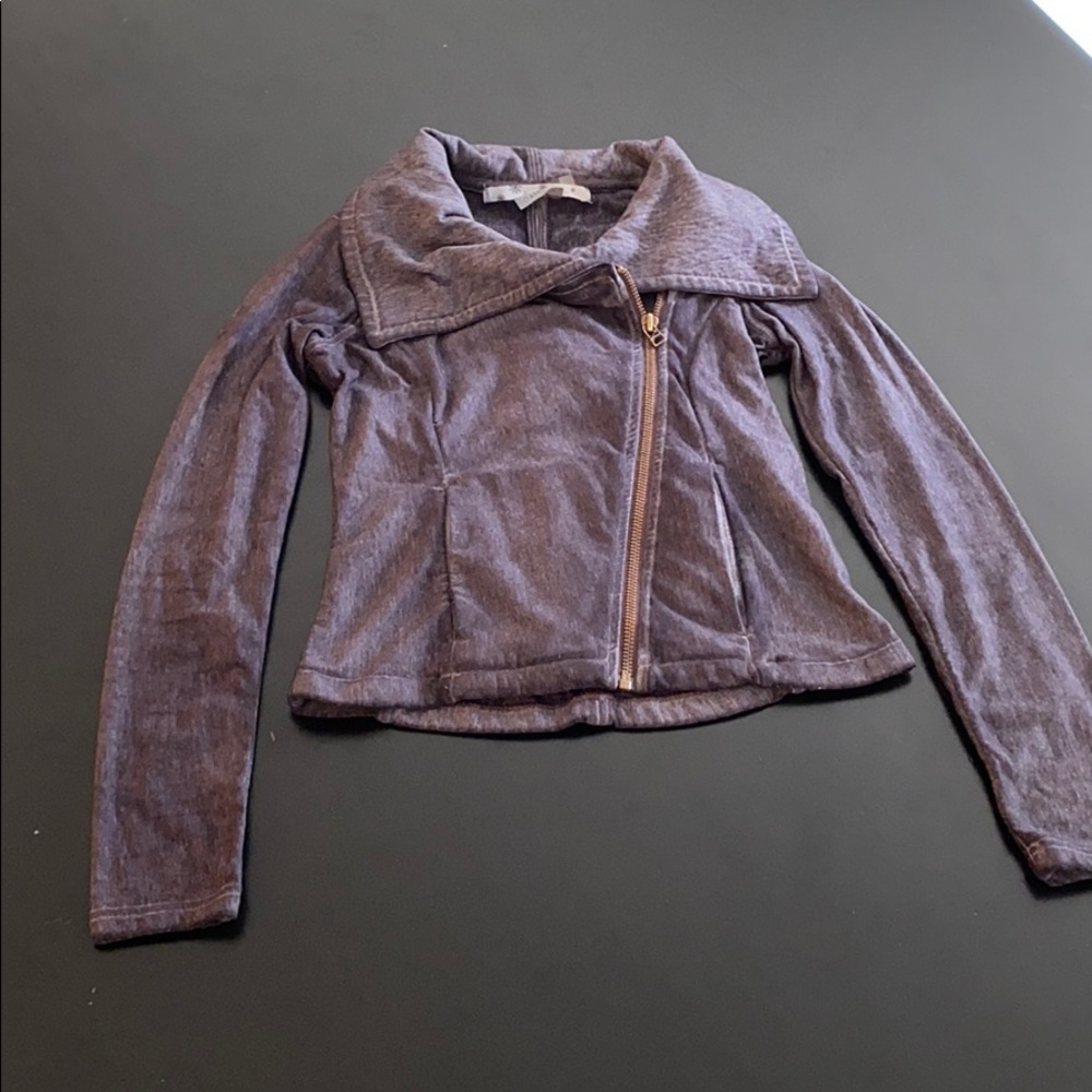Athleta Women's Charcoal Gray Zip City Jacket